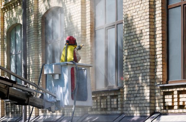 Brick Facade Cleaning