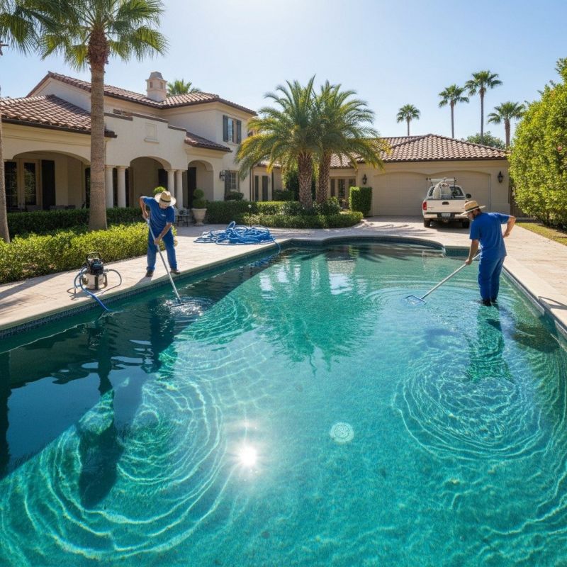 Poolside Cleaning